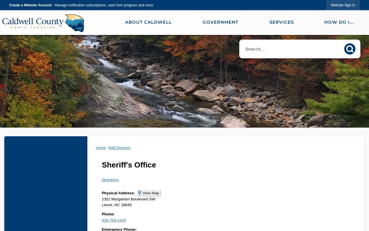 Caldwell County Detention Center release records directory