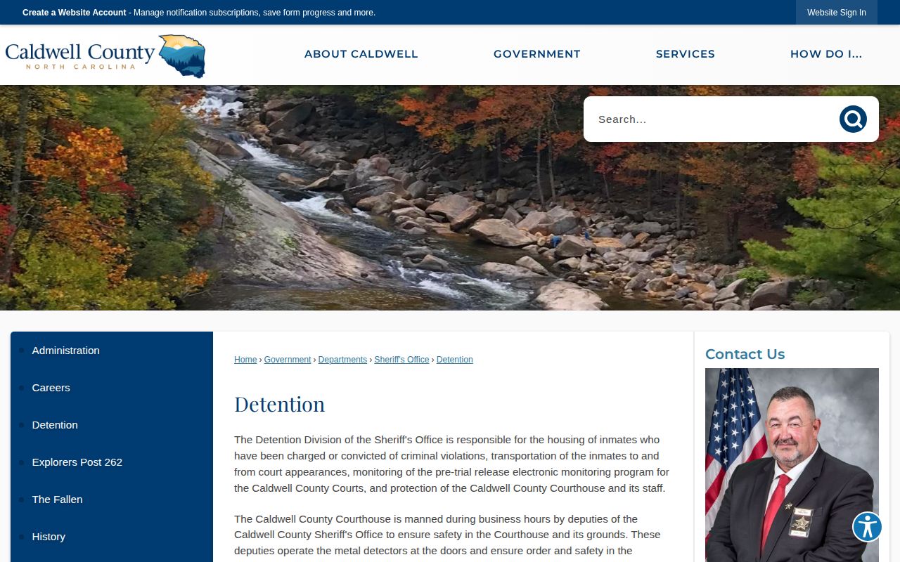 Caldwell County 72-hour release check from detention page